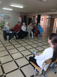 Артисты Ингушского Молодежного театра встретились с ребятами пришкольного лагеря в п. Майское 2